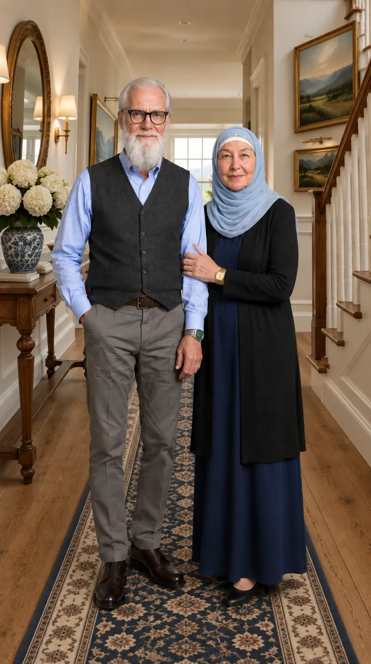 Adam and Sarah at home